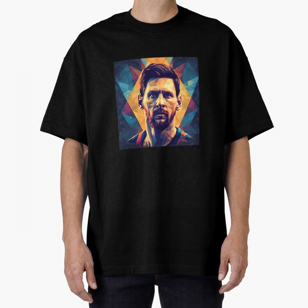 Lionel Messi Portrait Vector Classic T-Shirt Back the Journey through FIFA World Cup 2026 USA Canada Mexico Capturing Mbappe and Neymar, Portugal Energy, Tournament Hype, Historic Matchups, Family Viewing Parties and Global Sports Pride; Made for