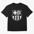 T-SHIRT BARCELONA Oversized T-Shirt Celebrate Golden Goal Energy in FIFA World Cup 2026 USA Canada Mexico for Fans of Messi and Cristiano Ronaldo and England, France and Netherlands, Bringing Retro Football Energy, Iconic Rivalries, Trophy Chase