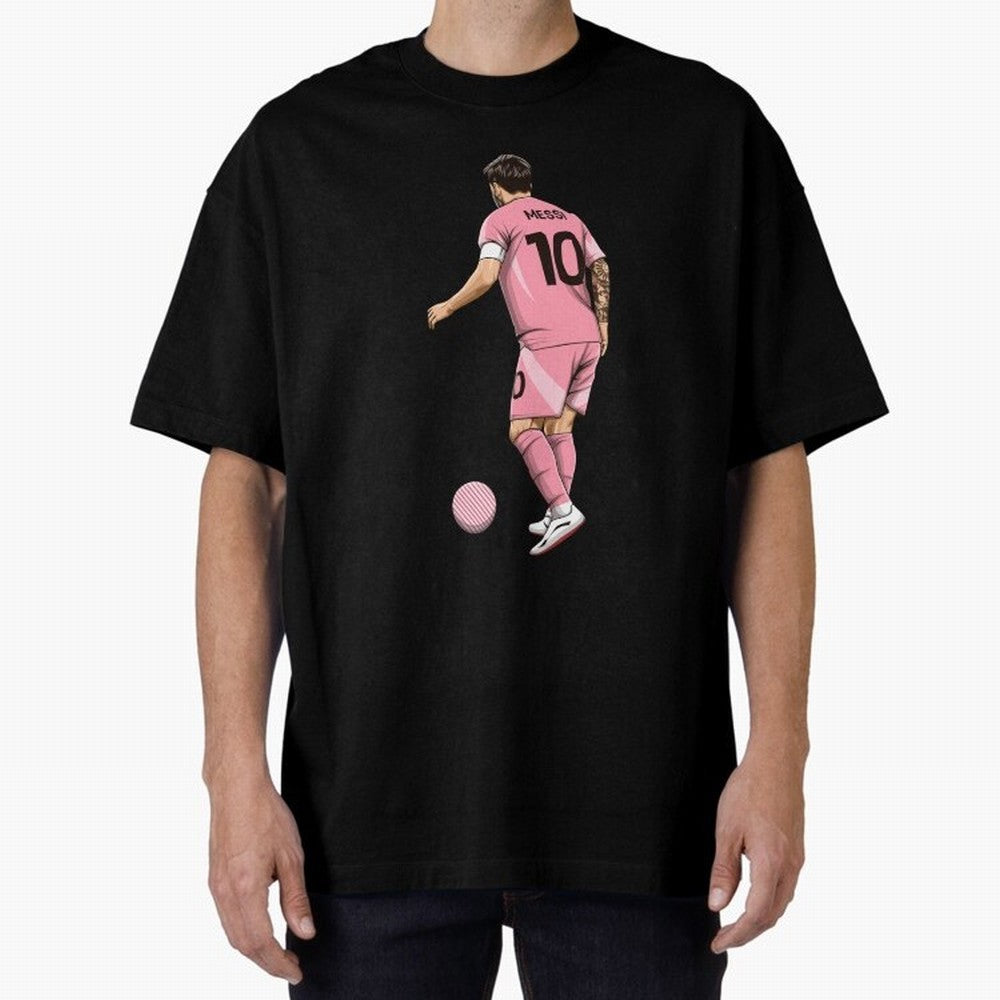 Lionel Messi Oversized T-Shirt Back Your Heroes with FIFA World Cup 2026 Filled with Neymar, Argentina, France and Brazil Energy, Stadium Chants, National Pride, Trophy Dreams and Unforgettable Football Memories; Perfect for People Who Love
