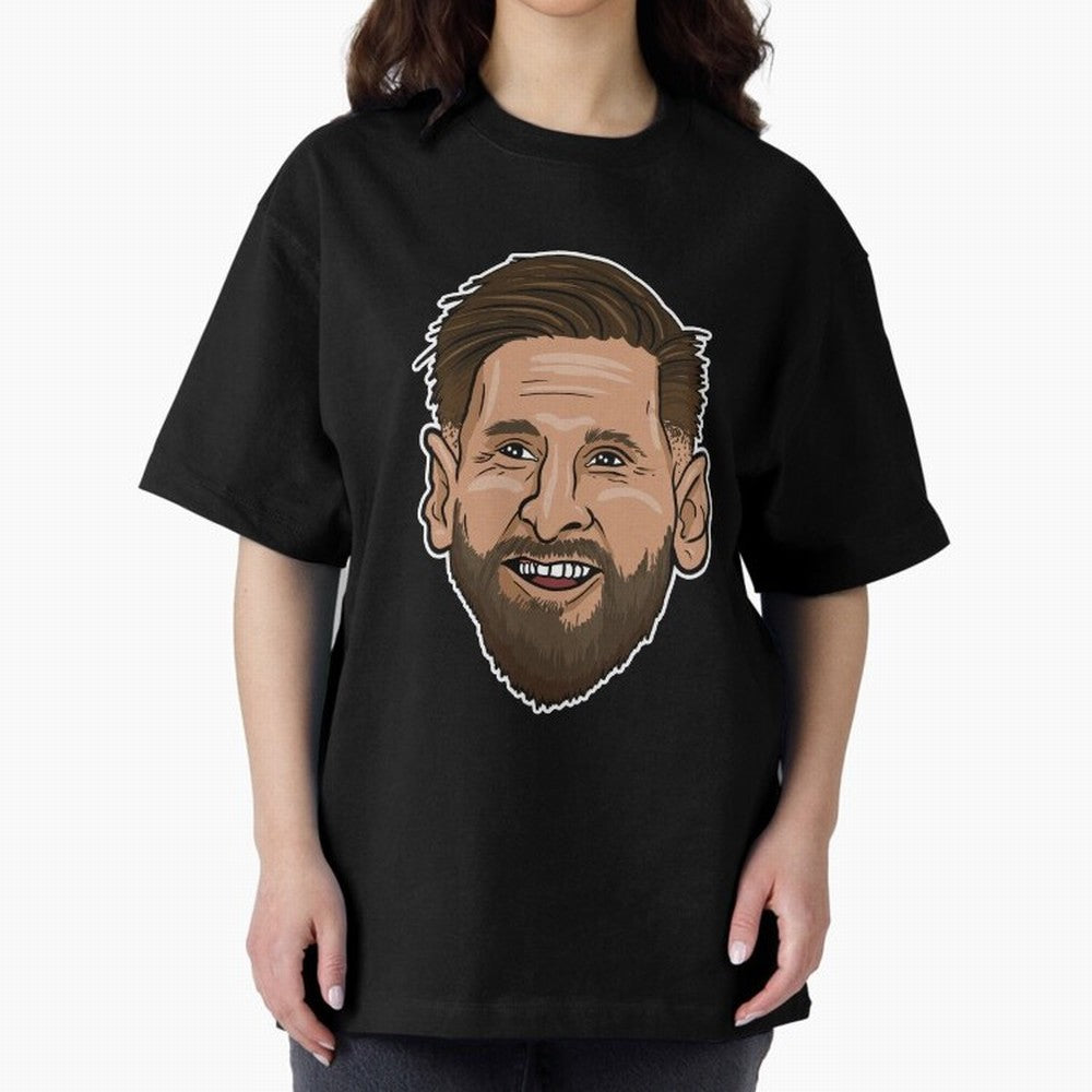 messi cartoon face Classic T-Shirt Experience the Global Stage of Global Football Passion for FIFA World Cup 2026, Built around Messi and Cristiano Ronaldo, Argentina and Brazil, Fan Favorite Moments, National Team Passion, Big Match Drama and