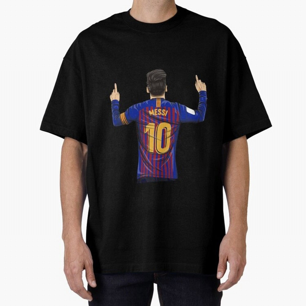 Lionel Messi Barcelona's Version Classic T-Shirt Celebrate Global Passion for Match Day Hype around FIFA World Cup 2026 USA Canada Mexico, Haaland and Mbappe, England and Germany, Global Supporter Spirit, Legendary Goals, National Colors and