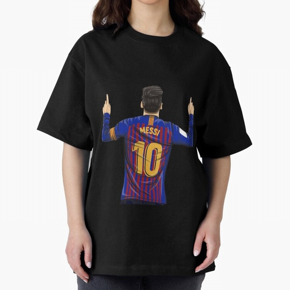 Lionel Messi Barcelona's Version Classic T-Shirt Celebrate Global Passion for Match Day Hype around FIFA World Cup 2026 USA Canada Mexico, Haaland and Mbappe, England and Germany, Global Supporter Spirit, Legendary Goals, National Colors and