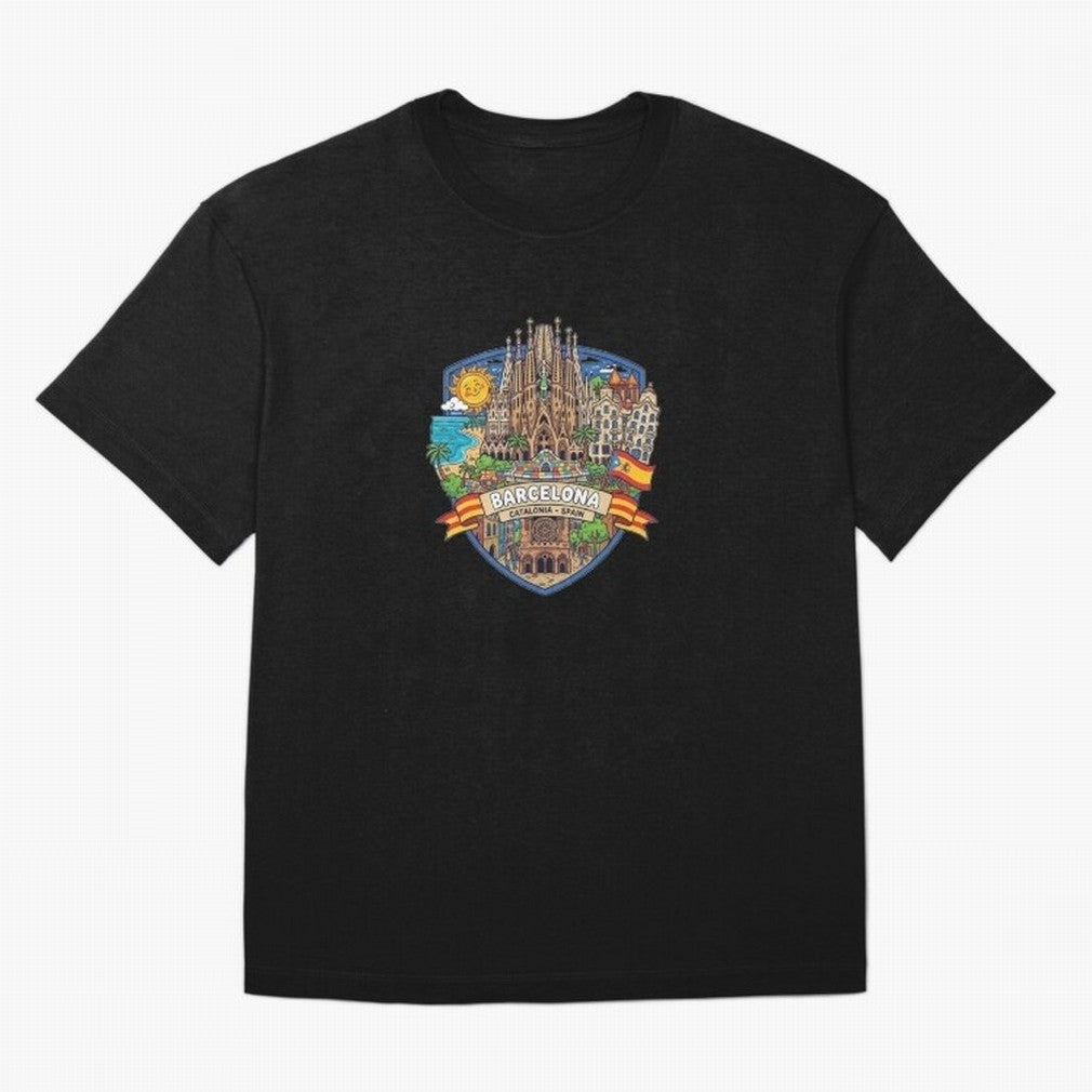 BARCELONA Classic T-Shirt Celebrate the Road through the FIFA World Cup 2026 Group Stage Journey through CR7 and Messi Highlights, Argentina Pride, Champion Mindset, Group Stage Buzz, Knockout Tension and Passionate Fan Culture; Ideal for Fans Who