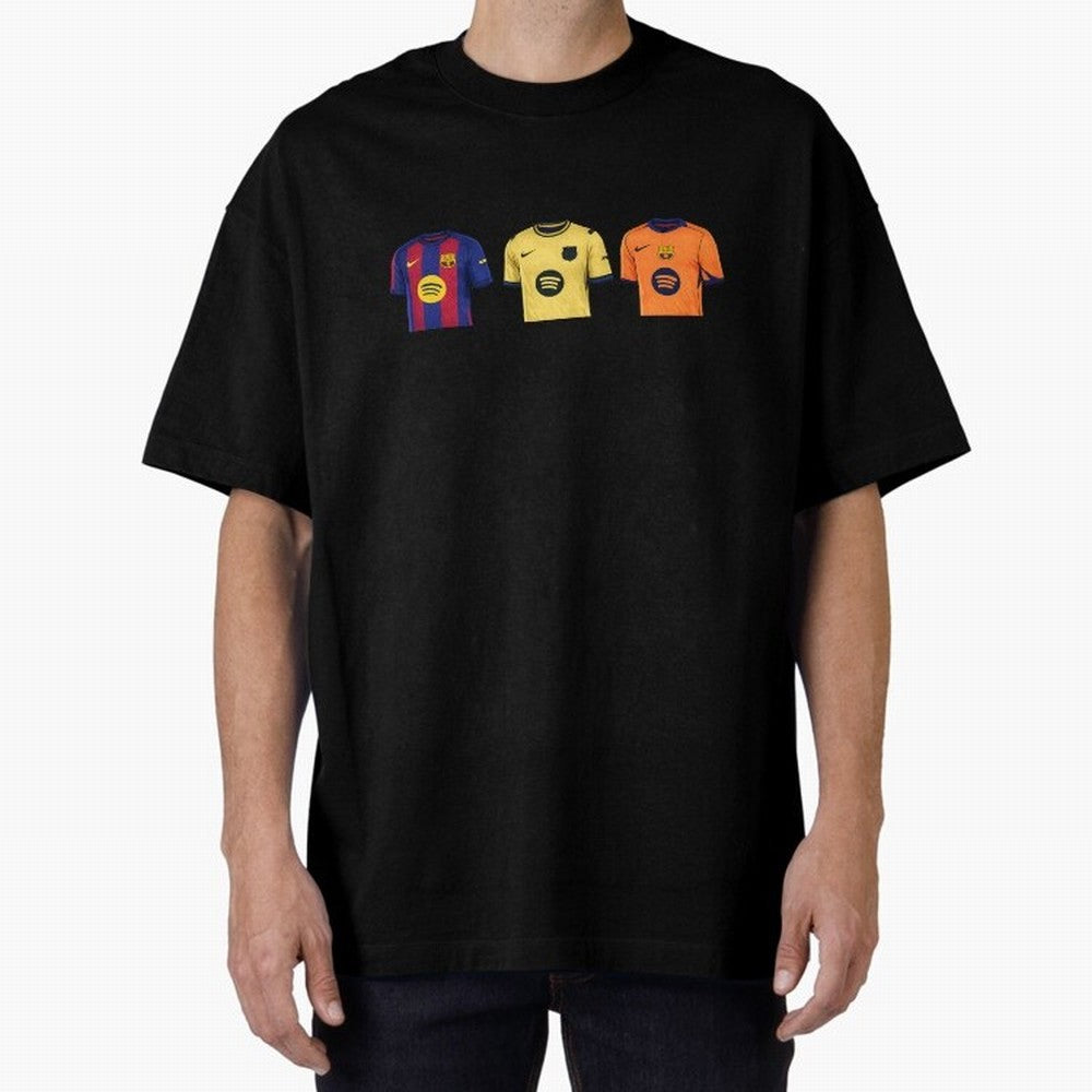 Barca 2526 Jersey Trio Classic T-Shirt Bring Match Day Fire to Match Day Hype around FIFA World Cup 2026, Messi and Cristiano Ronaldo, England, France and Netherlands, Tournament Hype, Historic Matchups, Family Viewing Parties and Global Sports