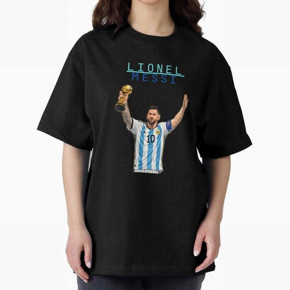 Messi Classic T-Shirt Show Fan Pride Across the FIFA World Cup 2026 Group Stage Journey through CR7 Highlights, France and Portugal Pride, Retro Football Energy, Iconic Rivalries, Trophy Chase Drama and Stadium Atmosphere; Great for Supporters Who