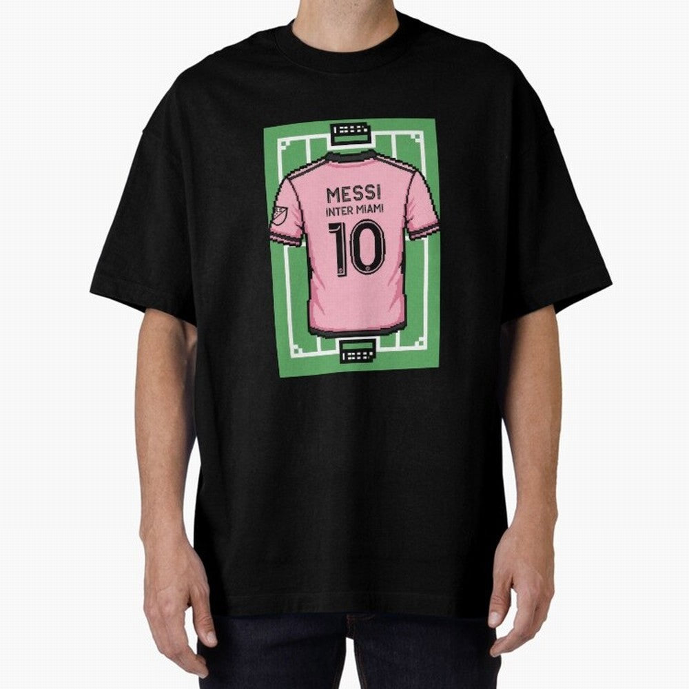 Leo Messi Inter Miami 8-Bit Soccer Football Classic T-Shirt Make Every Kick Count in the FIFA World Cup 2026 USA Canada Mexico Journey through Haaland and Mbappe Highlights, Portugal, Spain and Germany Pride, Classic Soccer Heritage, Championship