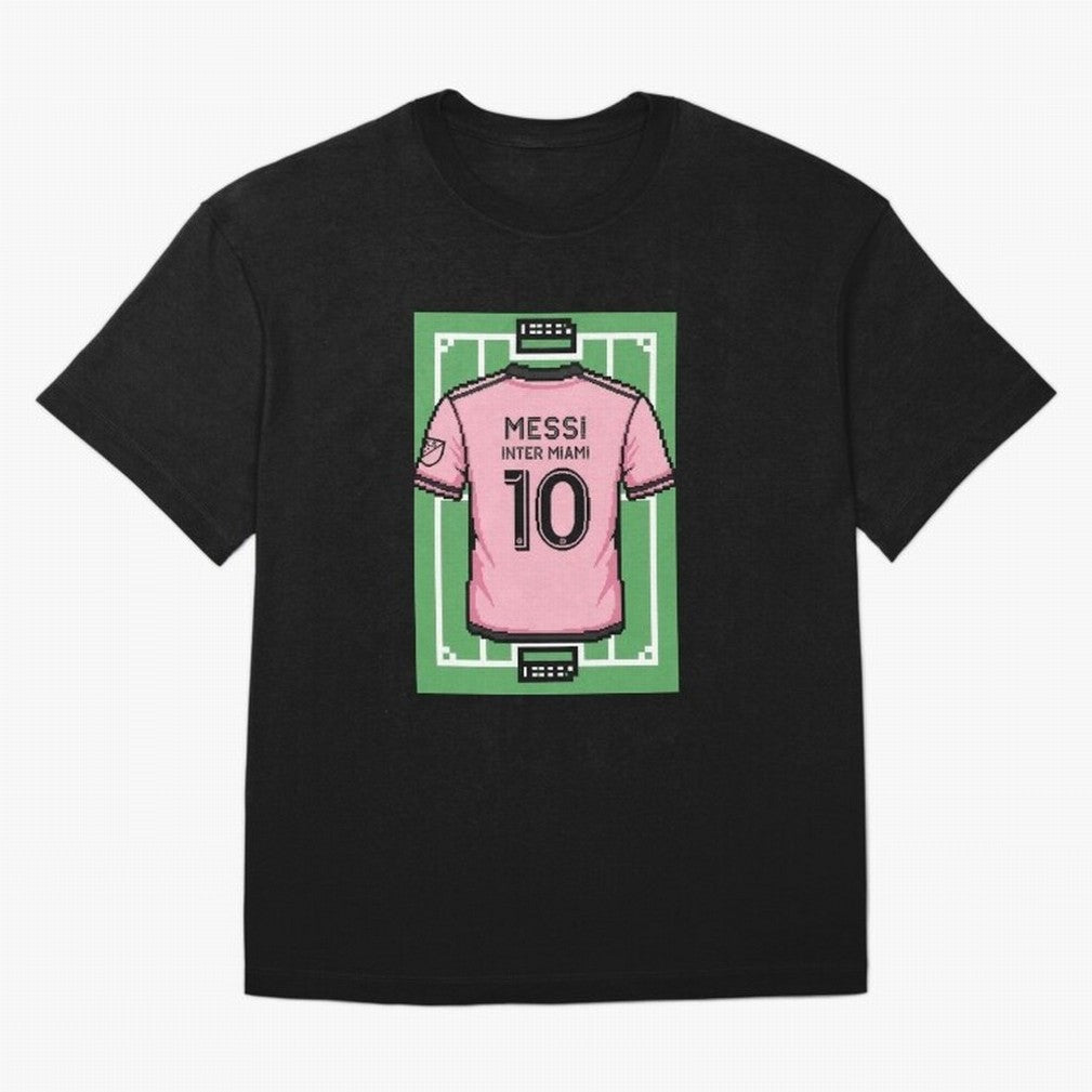 Leo Messi Inter Miami 8-Bit Soccer Football Classic T-Shirt Make Every Kick Count in the FIFA World Cup 2026 USA Canada Mexico Journey through Haaland and Mbappe Highlights, Portugal, Spain and Germany Pride, Classic Soccer Heritage, Championship