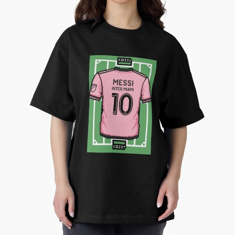 Leo Messi Inter Miami 8-Bit Soccer Football Classic T-Shirt Make Every Kick Count in the FIFA World Cup 2026 USA Canada Mexico Journey through Haaland and Mbappe Highlights, Portugal, Spain and Germany Pride, Classic Soccer Heritage, Championship
