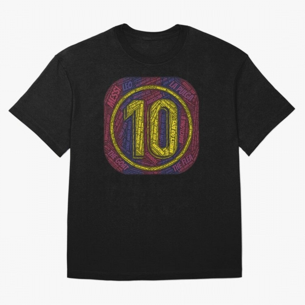 Lionel Messi #10 - The Icon Collection Classic T-Shirt Join Supporters Worldwide for Global Football Passion for FIFA World Cup 2026 Group Stage, Connected to Messi and Cristiano Ronaldo, Brazil, Championship Spirit, Famous Goals, Roaring Crowds