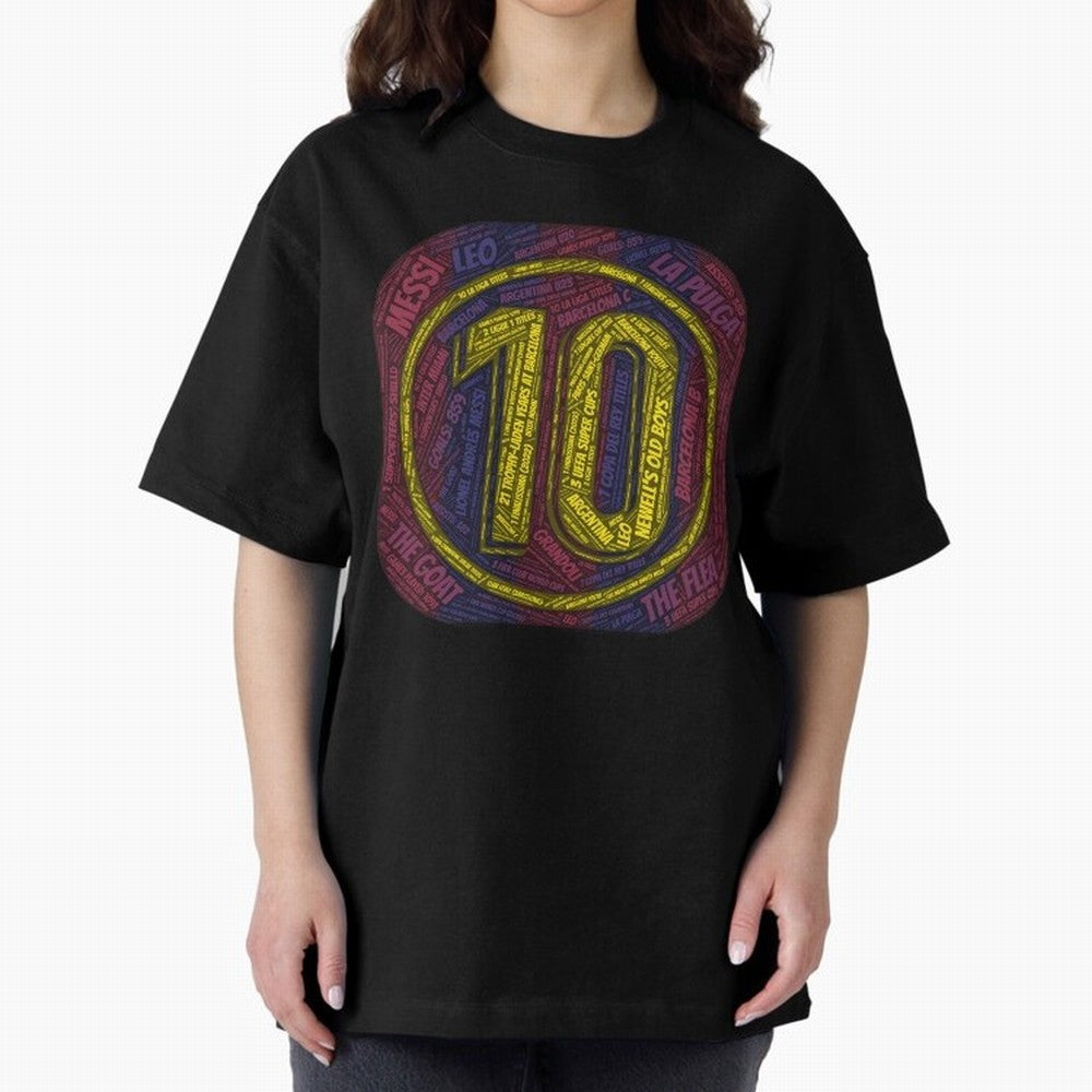 Lionel Messi #10 - The Icon Collection Classic T-Shirt Join Supporters Worldwide for Global Football Passion for FIFA World Cup 2026 Group Stage, Connected to Messi and Cristiano Ronaldo, Brazil, Championship Spirit, Famous Goals, Roaring Crowds