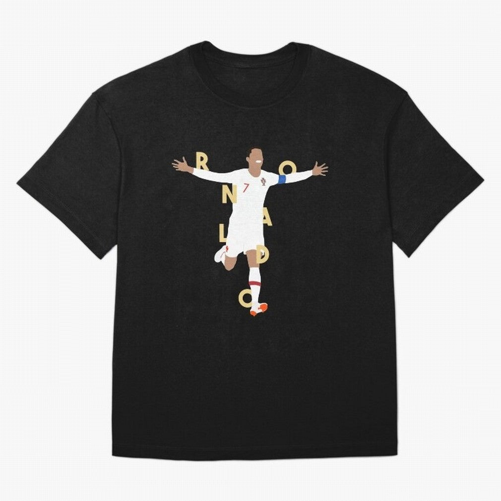 Ronaldo (Gold) Classic T-Shirt Experience the Global Stage of Match Day Hype around FIFA World Cup 2026, Cristiano Ronaldo, Portugal, Spain and Germany, Supporter Pride, Iconic Celebrations, Legendary Names and Global Match Day Energy; Built for