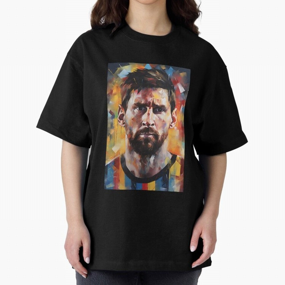 Lionel Messi Oversized T-Shirt Make Your Look Match Global Football Passion for FIFA World Cup 2026 USA Canada Mexico, Capturing Neymar, Haaland and Cristiano Ronaldo, Argentina, France and Brazil, Stadium Memories, Football Loyalty, International