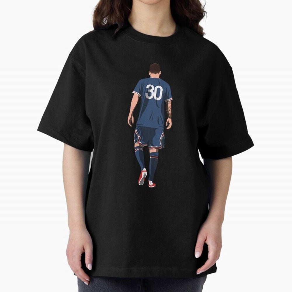 Lionel Messi Oversized T-Shirt Celebrate National Team Dreams in FIFA World Cup 2026 Group Stage Spirit, Made for Portugal, Spain and Germany, Messi and Cristiano Ronaldo, Championship Spirit, Famous Goals, Roaring Crowds and International Football