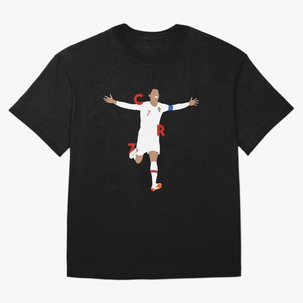 CR7 Classic T-Shirt Celebrate Rivalries and Pride in Match Day Hype around FIFA World Cup 2026 Group Stage, Mbappe and Neymar, Brazil, Sports Nostalgia, International Competition, Famous Players and Unforgettable Victories; Ideal for Fans Who