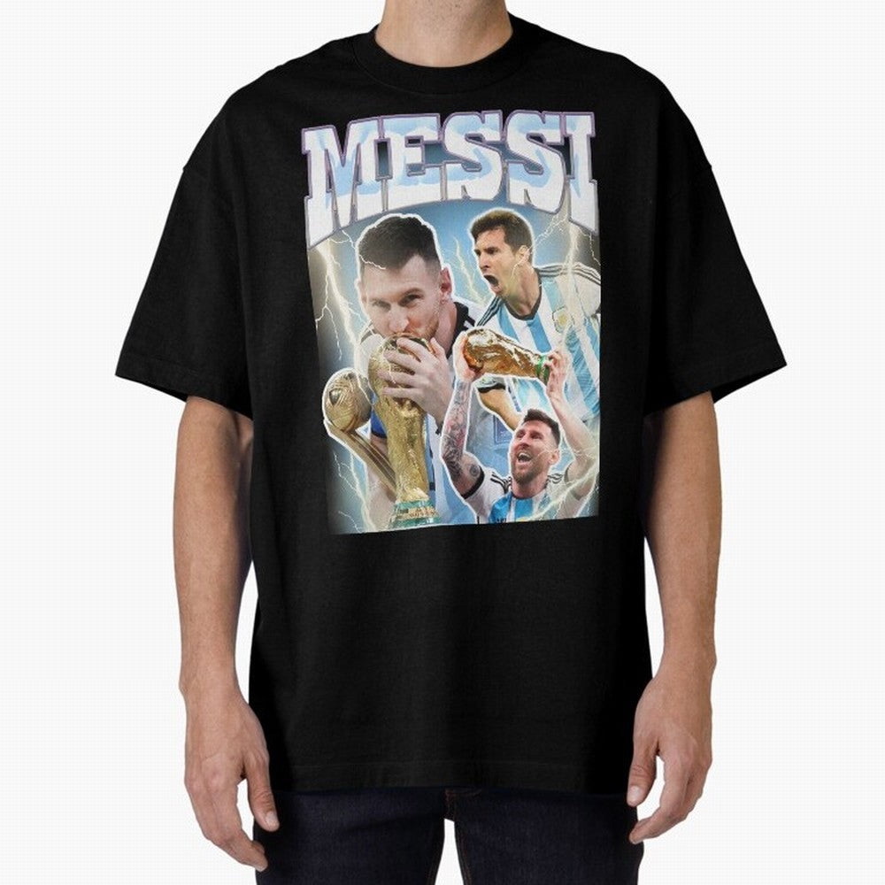 Messi Champion Vintage Retro Design Classic T-Shirt Make Your Look Match Match Day Hype around FIFA World Cup 2026 USA Canada Mexico, CR7 and Messi, England and Germany, Stadium Chants, National Pride, Trophy Dreams and Unforgettable Football
