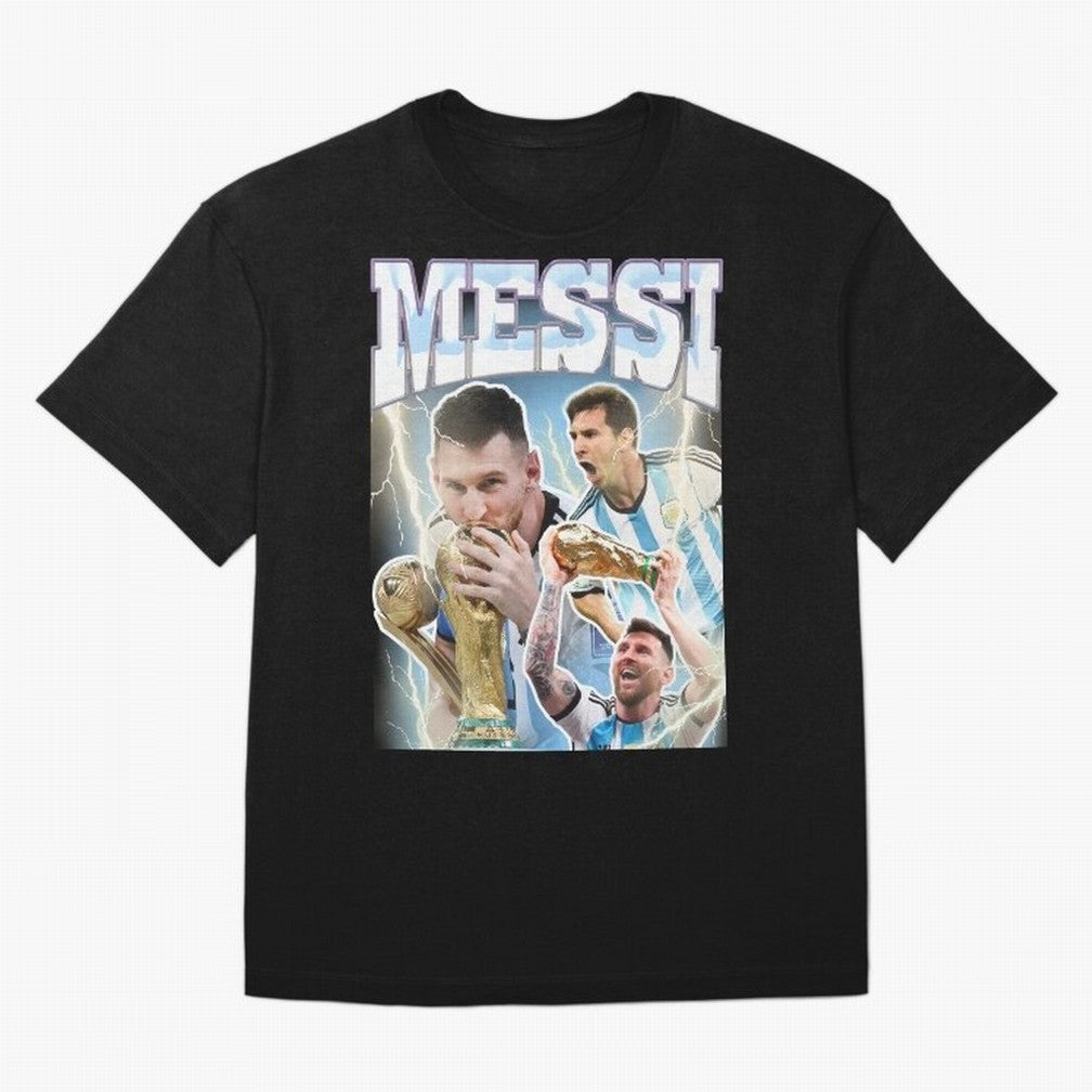 Messi Champion Vintage Retro Design Classic T-Shirt Make Your Look Match Match Day Hype around FIFA World Cup 2026 USA Canada Mexico, CR7 and Messi, England and Germany, Stadium Chants, National Pride, Trophy Dreams and Unforgettable Football