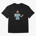 Messi World Champion #2 Oversized T-Shirt Join Supporters Worldwide for FIFA World Cup 2026 USA Canada Mexico with Cristiano Ronaldo, England and Germany Energy, Global Supporter Spirit, Legendary Goals, National Colors and Tournament Celebration;