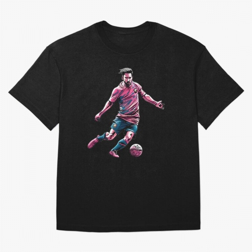 Lionel Messi watercolor drawing Classic T-Shirt Follow the Road to the FIFA World Cup 2026 USA Canada Mexico Journey through Messi, Neymar and Mbappe Highlights, Portugal, Spain and Germany Pride, Football Passion, Legendary Performances, Festival