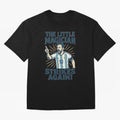 Messi - The Magician Oversized T-Shirt Represent the Passion of FIFA World Cup 2026 USA Canada Mexico Spirit, with Argentina, France and Brazil, Messi, Neymar and Mbappe, Supporter Pride, Iconic Celebrations, Legendary Names and Global Match Day
