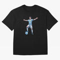 The GOAT | Anime style Classic T-Shirt Celebrate Supporters United by Global Football Passion for FIFA World Cup 2026, Connected to Messi, CR7 and Mbappe, Portugal, Spain and Germany, Fan Favorite Moments, National Team Passion, Big Match Drama and
