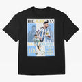 Lionel Messi Argentina World Cup 2022 Champion Victory Poster Oversized T-Shirt Live the Energy of Global Football Passion for FIFA World Cup 2026 Group Stage, with Mbappe and Neymar, Argentina, Fan Favorite Moments, National Team Passion, Big