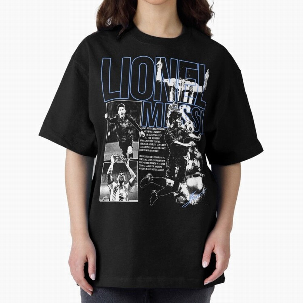Lionel Messi Vintage Graphic Essential T-Shirt Bring a Champion Mindset to FIFA World Cup 2026 Connected to Neymar, Haaland and Cristiano Ronaldo, Argentina and Brazil Energy, Supporter Pride, Iconic Celebrations, Legendary Names and Global Match