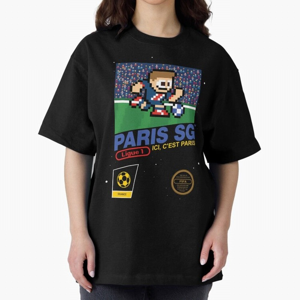 Paris SG v2 8bit Football Essential T-Shirt Make Your Look Match the FIFA World Cup 2026 USA Canada Mexico Journey through Messi Highlights, Portugal, Spain and Germany Pride, Football Festival Excitement, Trophy Ambitions, Country Rivalries and