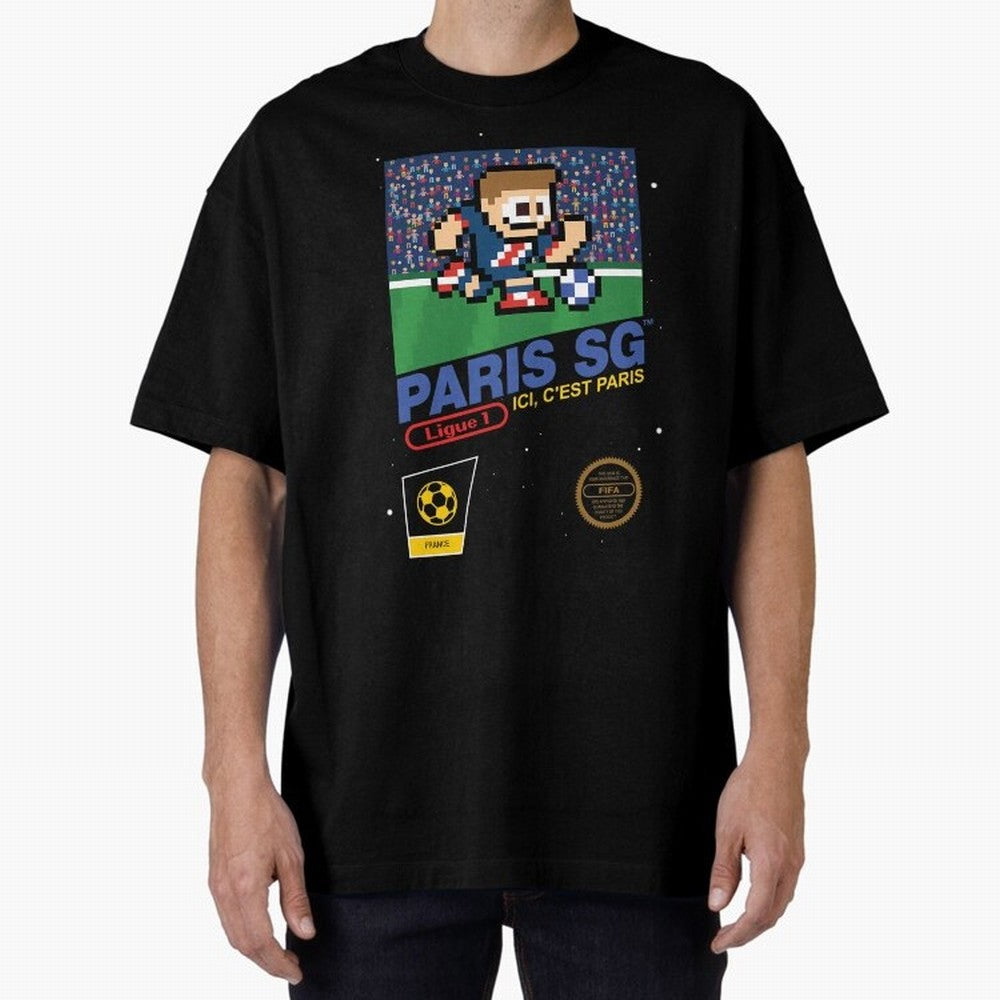 Paris SG v2 8bit Football Essential T-Shirt Make Your Look Match the FIFA World Cup 2026 USA Canada Mexico Journey through Messi Highlights, Portugal, Spain and Germany Pride, Football Festival Excitement, Trophy Ambitions, Country Rivalries and