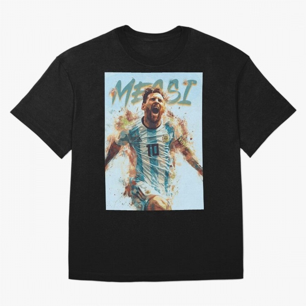 Messi The GOAT Oversized T-Shirt Remember FIFA World Cup 2026 Group Stage for Fans of Messi, Neymar and Mbappe and Portugal, Spain and Germany, Bringing Football History, Final Match Energy, Crowd Noise and Once in a Lifetime Moments; Created for