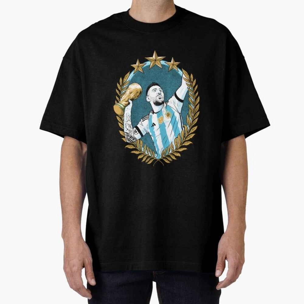Lionel messi World Champion Classic T-Shirt Carry National Pride through FIFA World Cup 2026 USA Canada Mexico for Fans of Messi, CR7 and Mbappe and Argentina, France and Brazil, Bringing Football History, Final Match Energy, Crowd Noise and Once