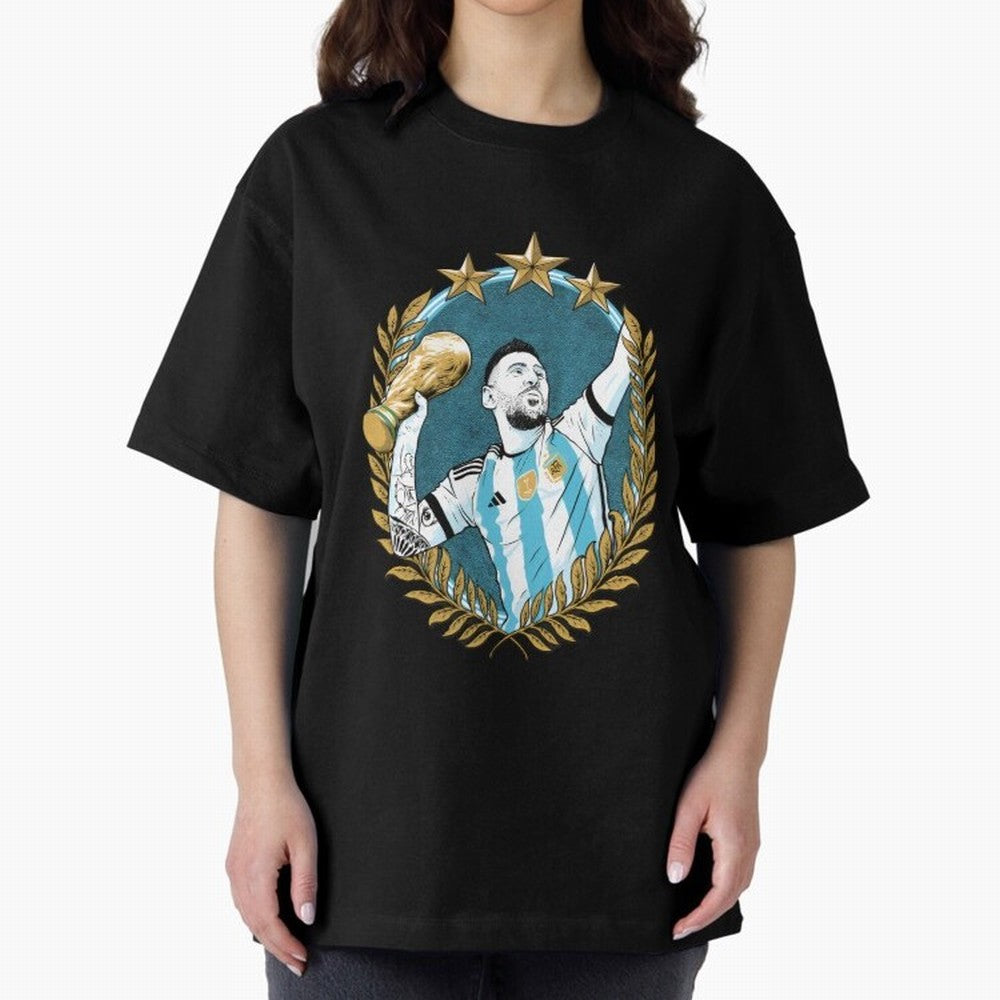 Lionel messi World Champion Classic T-Shirt Carry National Pride through FIFA World Cup 2026 USA Canada Mexico for Fans of Messi, CR7 and Mbappe and Argentina, France and Brazil, Bringing Football History, Final Match Energy, Crowd Noise and Once