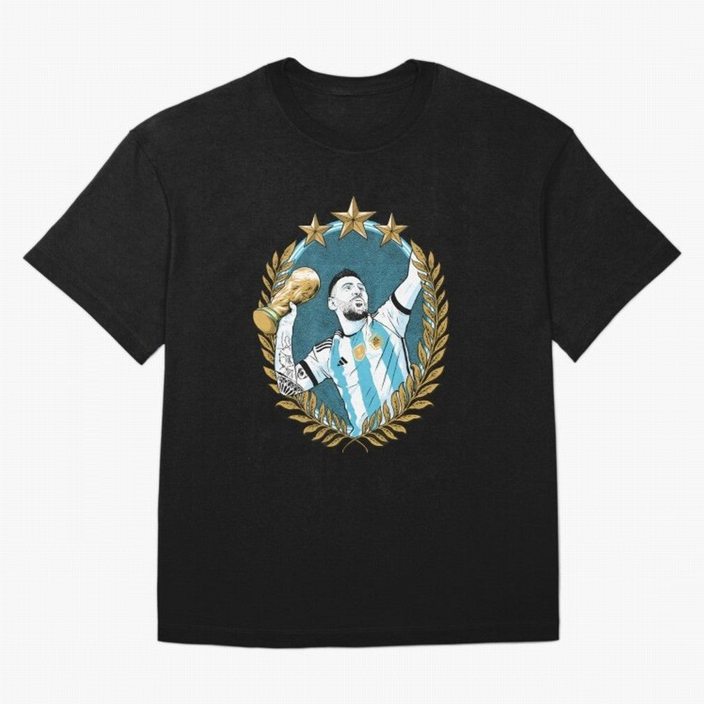 Lionel messi World Champion Classic T-Shirt Carry National Pride through FIFA World Cup 2026 USA Canada Mexico for Fans of Messi, CR7 and Mbappe and Argentina, France and Brazil, Bringing Football History, Final Match Energy, Crowd Noise and Once