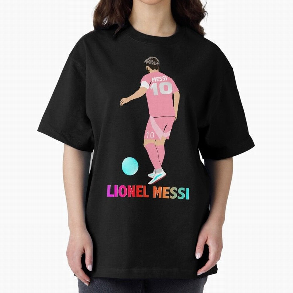 Lionel Messi illustration Oversized T-Shirt Make the Season About FIFA World Cup 2026 for Fans of CR7 and Spain, Bringing Stadium Memories, Football Loyalty, International Chants and Championship Tradition; Great for Supporters Who Love Legendary