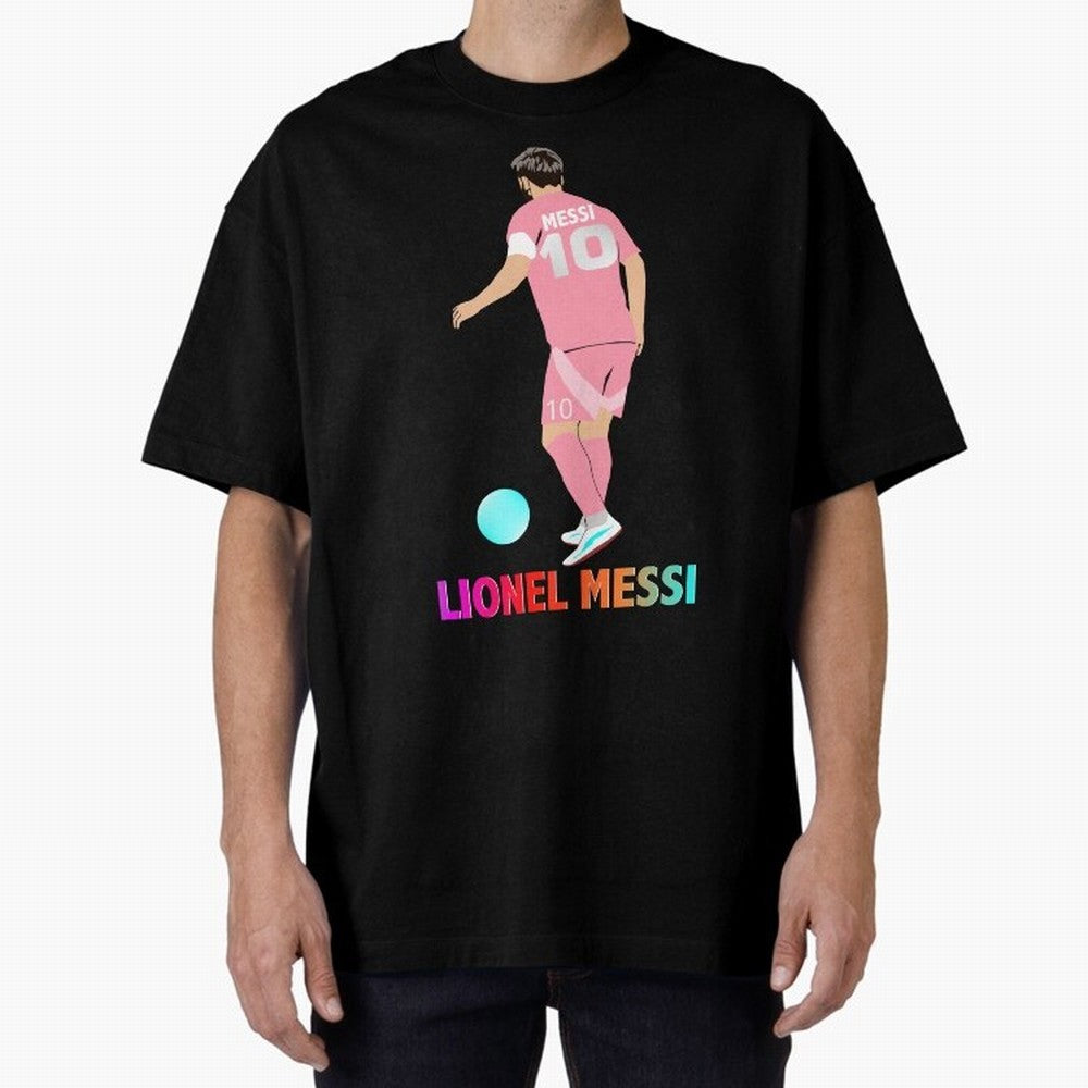 Lionel Messi illustration Oversized T-Shirt Make the Season About FIFA World Cup 2026 for Fans of CR7 and Spain, Bringing Stadium Memories, Football Loyalty, International Chants and Championship Tradition; Great for Supporters Who Love Legendary