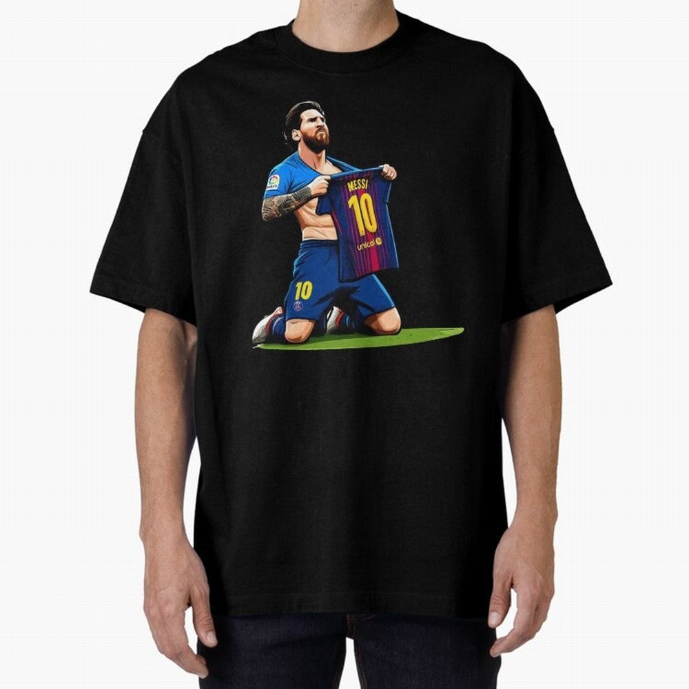Lionel Messi's Barcelona T-Shirt 10 Classic T-Shirt Celebrate National Team Dreams in FIFA World Cup 2026 Group Stage Inspired by Cristiano Ronaldo, Haaland and CR7, France Energy, Vintage Soccer Flavor, Modern Football Stars, National Flags and
