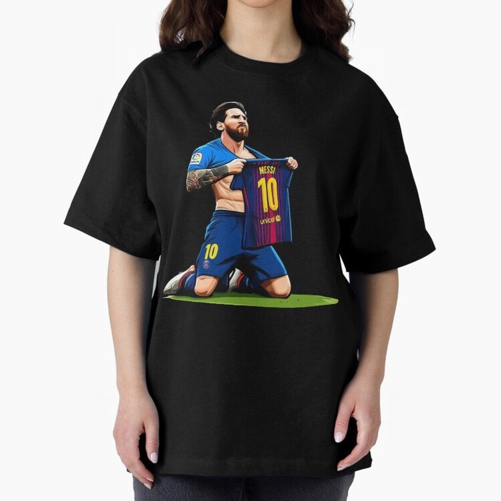 Lionel Messi's Barcelona T-Shirt 10 Classic T-Shirt Celebrate National Team Dreams in FIFA World Cup 2026 Group Stage Inspired by Cristiano Ronaldo, Haaland and CR7, France Energy, Vintage Soccer Flavor, Modern Football Stars, National Flags and