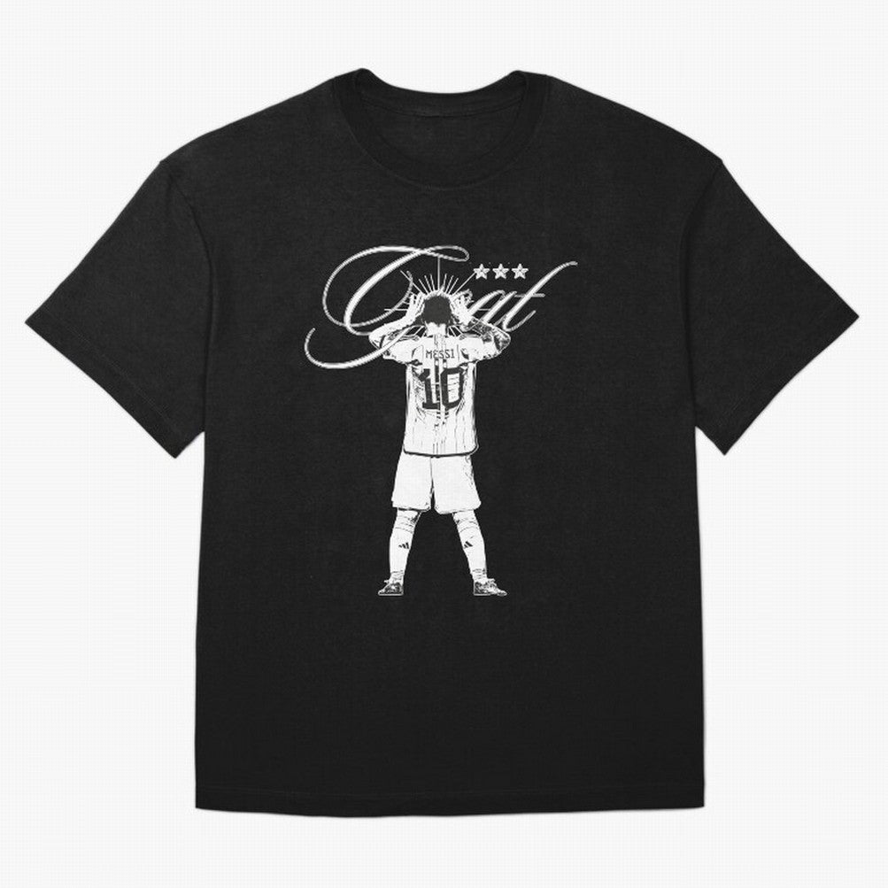 Messi Argentina, GOAT Oversized T-Shirt Enjoy the Biggest Football Party of Global Football Passion for FIFA World Cup 2026 USA Canada Mexico, Centered on Mbappe, Argentina and Brazil, Game Day Rituals, Football Legends, Country Pride and the Road