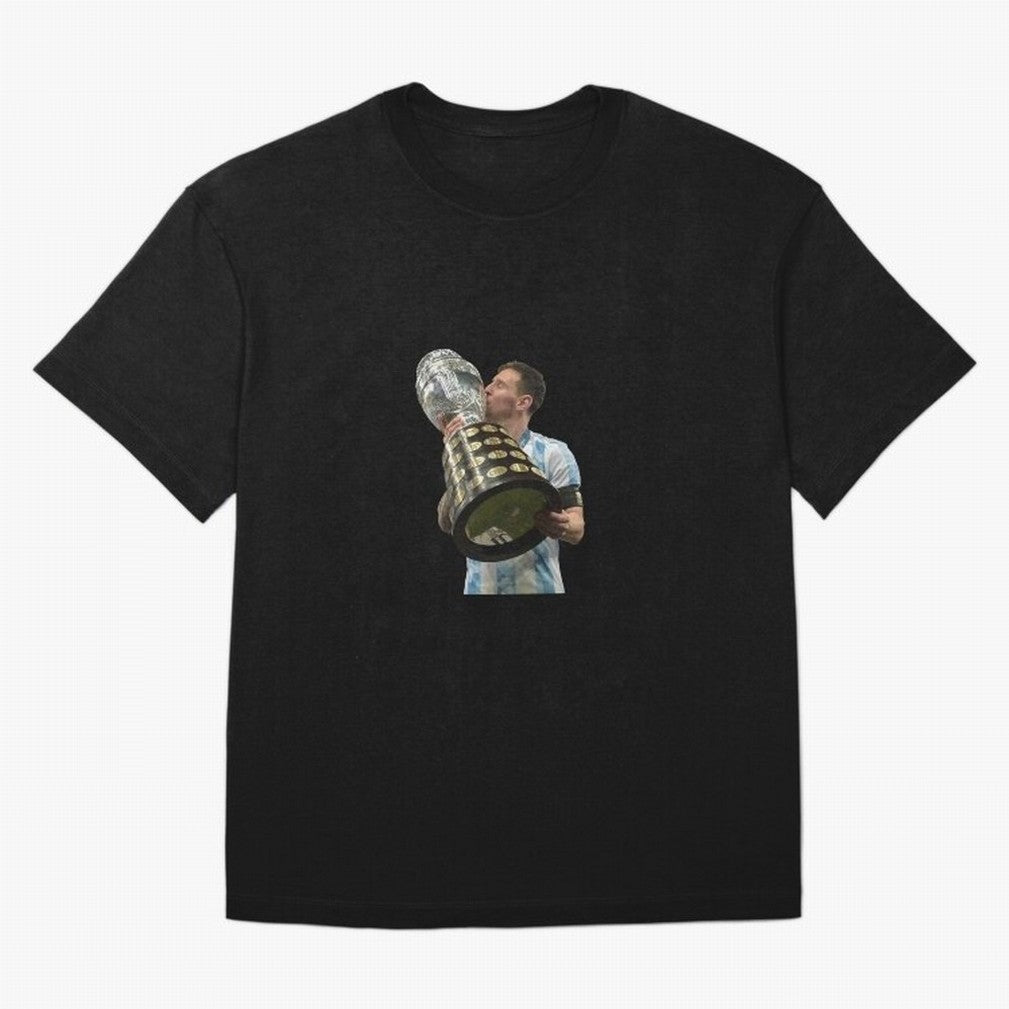 Messi Cup Oversized T-Shirt Celebrate Supporters United by FIFA World Cup 2026 USA Canada Mexico Highlighting Mbappe and Neymar, Argentina Energy, Game Day Rituals, Football Legends, Country Pride and the Road to the Final; Ideal for Football Dads,
