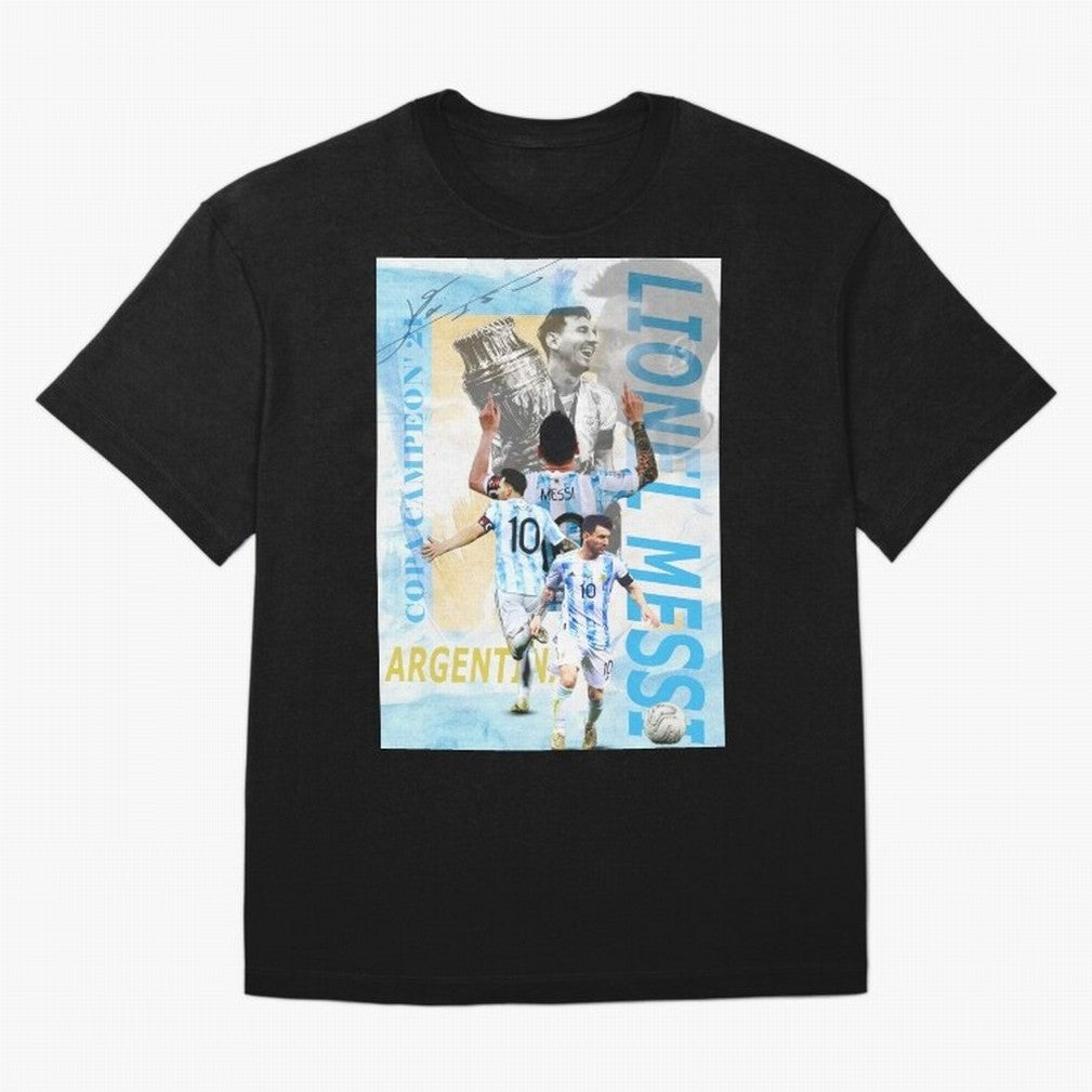 Lionel Messi Argentina Champion Poster Classic T-Shirt Celebrate the Next Chapter of FIFA World Cup 2026 USA Canada Mexico Spirit, Capturing Argentina, Messi and Cristiano Ronaldo, Champion Mindset, Group Stage Buzz, Knockout Tension and Passionate