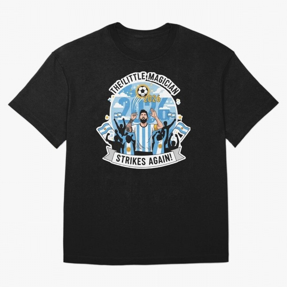 Messi - the little magician strikes again Classic T-Shirt Bring World Football Passion into Global Football Passion for FIFA World Cup 2026 USA Canada Mexico, Centered on Mbappe and Neymar, Argentina, France and Brazil, Goal Celebration Energy,