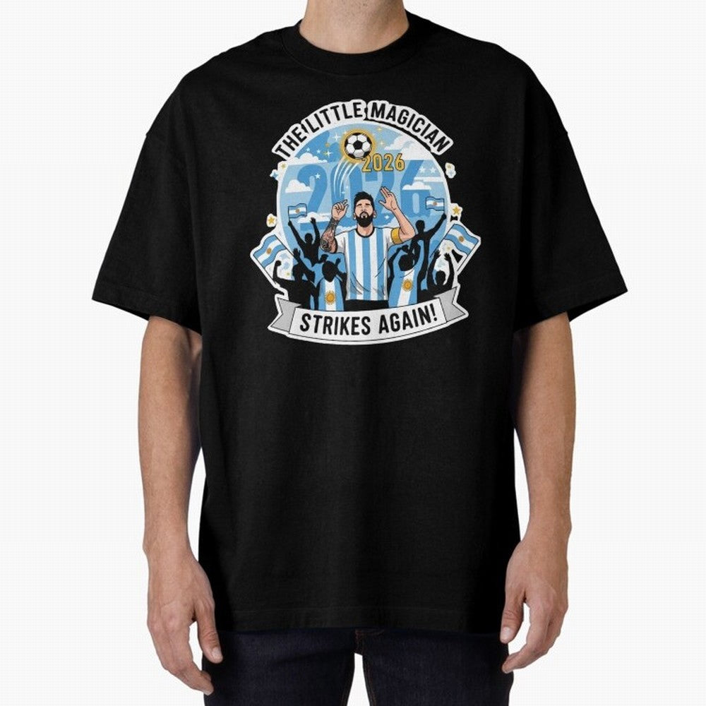 Messi - the little magician strikes again Classic T-Shirt Bring World Football Passion into Global Football Passion for FIFA World Cup 2026 USA Canada Mexico, Centered on Mbappe and Neymar, Argentina, France and Brazil, Goal Celebration Energy,