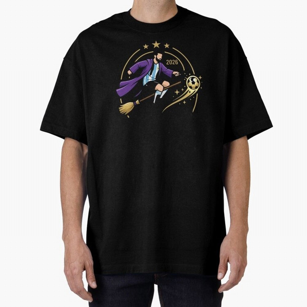 Messi X Harry Potter Classic T-Shirt Honor Football Greatness during FIFA World Cup 2026 Featuring Messi, France and Portugal Energy, Classic Soccer Heritage, Championship Pressure, Fan Loyalty and International Pride; Ideal for Football Dads,