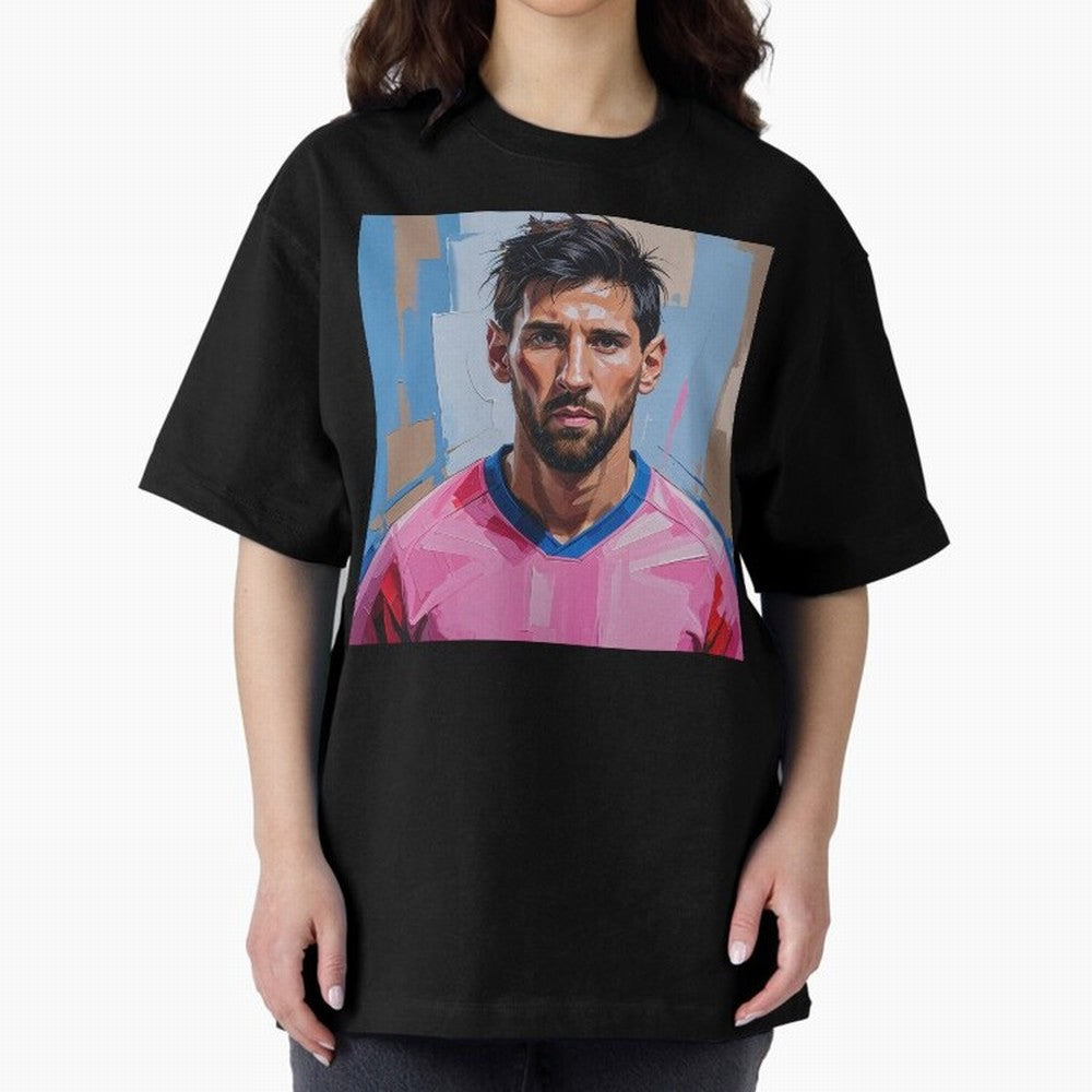 Vibrant Artistic Portrait of Lionel Messi (GOAT) - Digital painting (Version 2) Classic T-Shirt Join the Global Buzz around FIFA World Cup 2026 Group Stage Made for Messi, CR7 and Mbappe, Argentina and Brazil Energy, Fan Favorite Moments, National