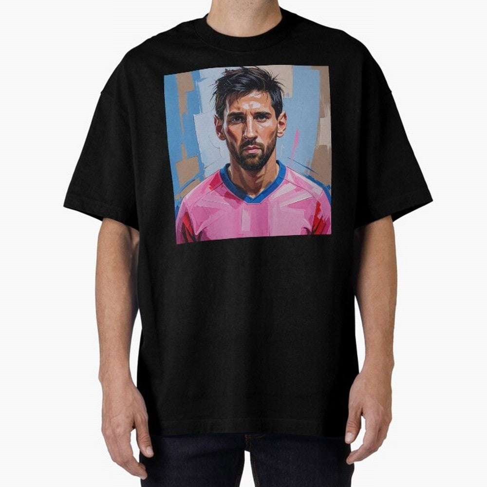 Vibrant Artistic Portrait of Lionel Messi (GOAT) - Digital painting (Version 2) Classic T-Shirt Join the Global Buzz around FIFA World Cup 2026 Group Stage Made for Messi, CR7 and Mbappe, Argentina and Brazil Energy, Fan Favorite Moments, National