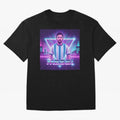 ?Argentina Football Legend Messi Cyberpunk Retro Futurist Design (Version 5) Classic T-Shirt Join Global Football Passion for FIFA World Cup 2026 USA Canada Mexico, Featuring Messi, Germany, Game Day Rituals, Football Legends, Country Pride and the