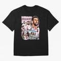 Lionel Messi Inter Miami Retro Vintage bootleg rap tee Classic T-Shirt Showcase FIFA World Cup 2026 for Fans of Haaland and England and Germany, Bringing Championship Spirit, Famous Goals, Roaring Crowds and International Football Unity; Perfect