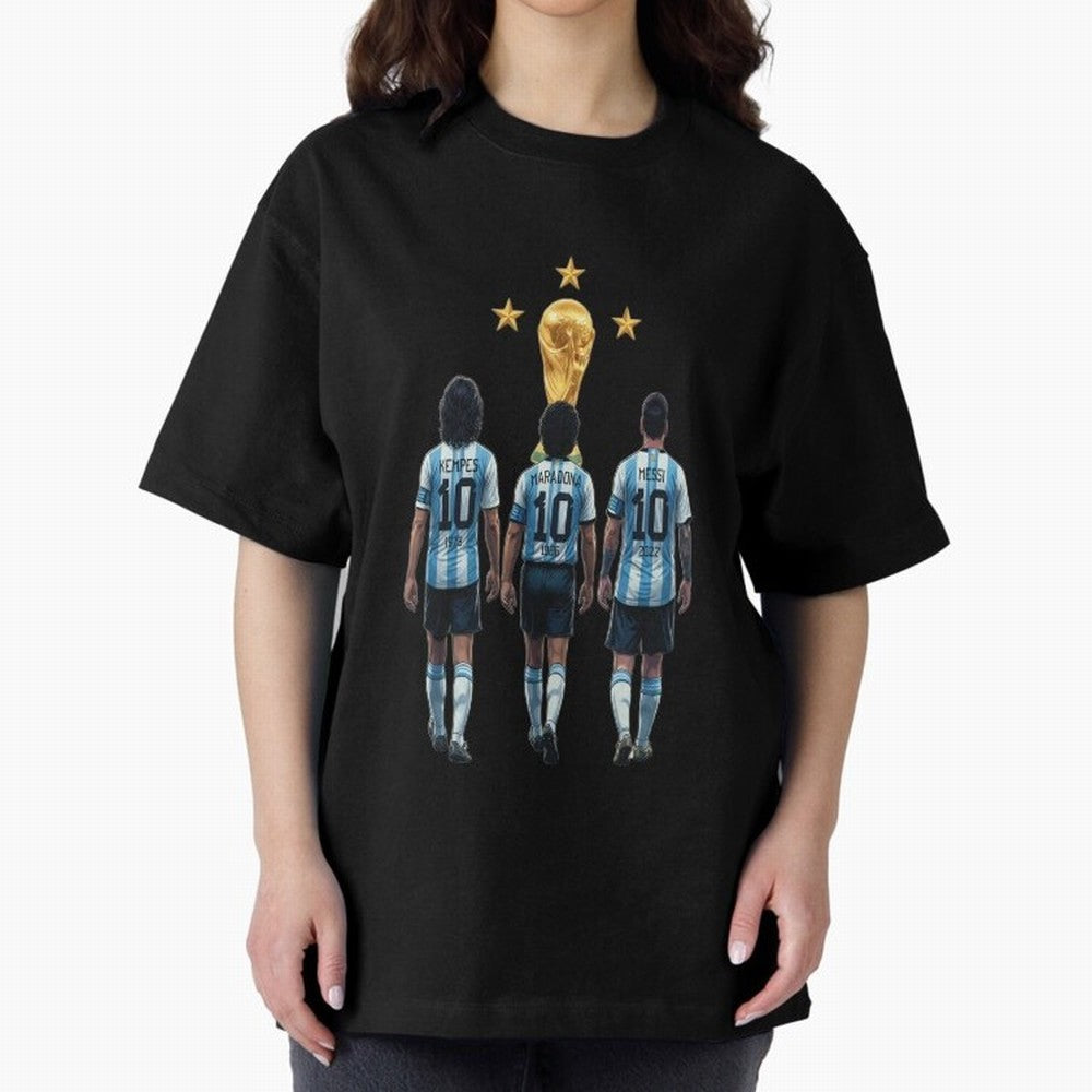 Great captains of the Argentine national team Classic T-Shirt Follow Every Goal of the FIFA World Cup 2026 Group Stage Journey through Mbappe and Neymar Highlights, Argentina, France and Brazil Pride, Football History, Final Match Energy, Crowd