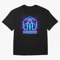 ?Argentina Football Legend Messi Cyberpunk Retro Futurist Design (Version 2) Classic T-Shirt Make Every Kick Count in FIFA World Cup 2026 Group Stage for Fans of Messi and Cristiano Ronaldo and Argentina, France and Brazil, Bringing Supporter