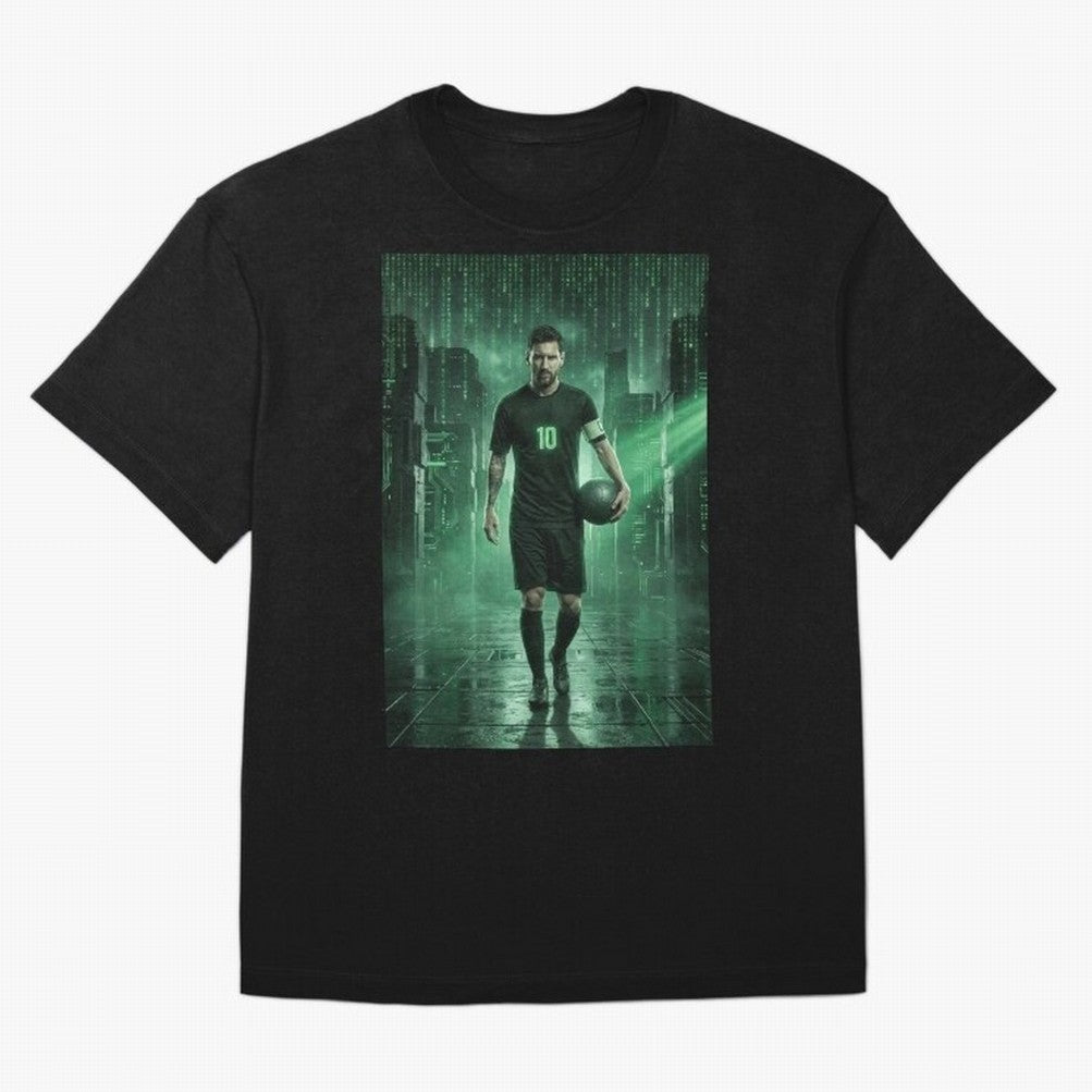 The Legend Lionel Messi Inside The Matrix Realm (Version 2) Classic T-Shirt Carry FIFA World Cup 2026 USA Canada Mexico for Fans of Messi and England, Bringing Sports Nostalgia, International Competition, Famous Players and Unforgettable Victories;