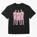 Messi, De Paul and Suarez Inter Miami artistic style ¨C MLS Soccer Oversized T-Shirt Celebrate Football Dreams Across FIFA World Cup 2026 USA Canada Mexico Spirit, Built around Spain, CR7, Stadium Memories, Football Loyalty, International Chants